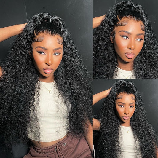 Natural Wave HD Lace Front 100% DD Human Virgin Hair Wigs