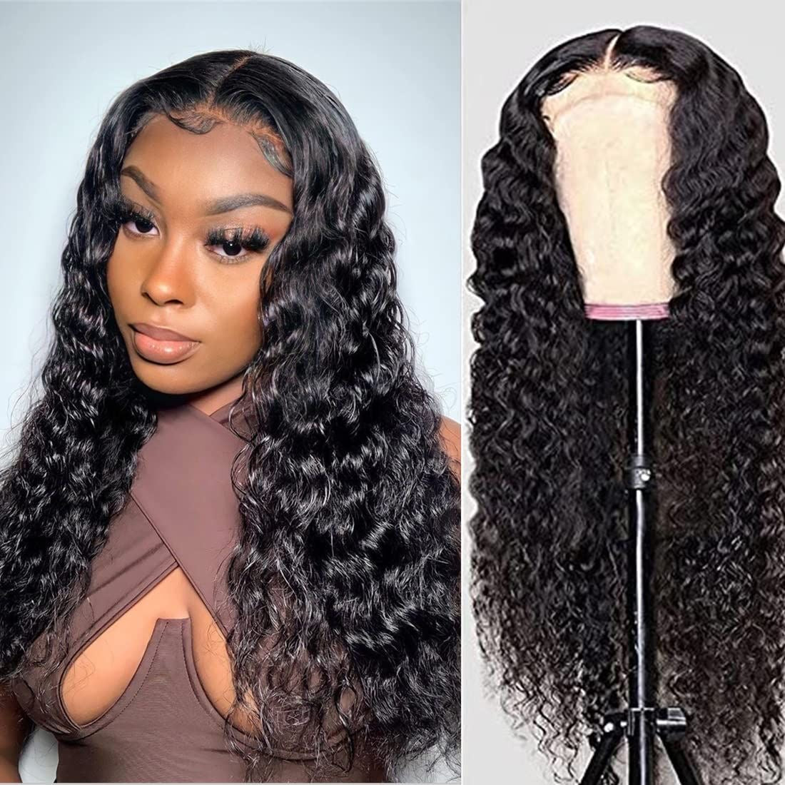 Natural Wave HD Lace Front 100% DD Human Virgin Hair Wigs