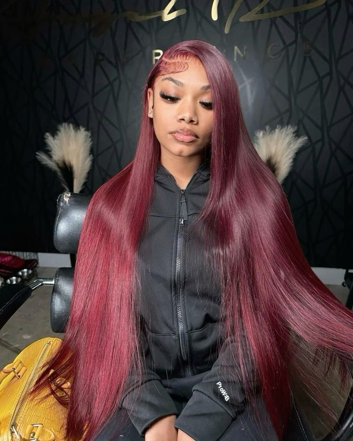 99j Burgundy HD Lace Front 100% DD Human Virgin Hair Wigs